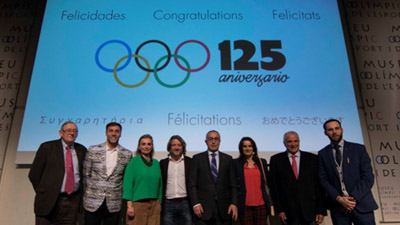 La Fundació Barcelona Olímpica  conmemora  125 aniversario del CIO