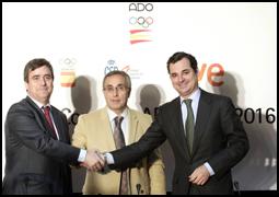 CSD, COE y RTVE firman el nuevo Plan ADO Río de Janeiro 2016