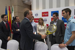 Cáceres: José A. Monago presentó la 3ª prueba “World Padel Tour”