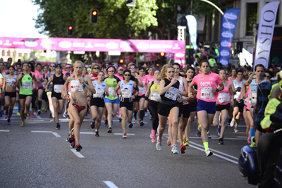 33.000 corredoras participaron en esta edición Carrera de la Mujer