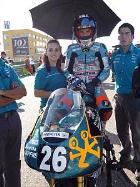 Pilotos del CEVEP en los entrenamientos del Mundial de Motociclismo