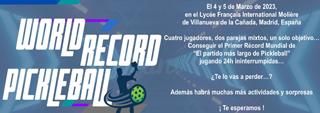 Villanueva de la Cañada acogerá el World Record de Pickleball