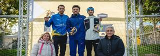 Fernando Carro y  Clara Viñarás, ganadores del 10K Alcobendas