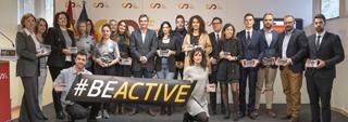 Víctor Francos presidió la entrega de los galardones CSD-BeActive