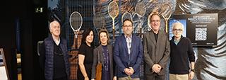 Inaugurada la muestra Raquetas con Historia de City Garage Madrid