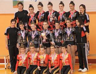 Campeonas de Gimnasia Rítmica de Madrid