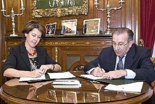 Convenio entre el Ayuntamiento y AEDONA
