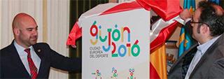 Gijón presenta su logotipo como Ciudad Europea del Deporte 2016