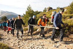 Miraflores: Curso de montaña para deportistas con discapacidad visual