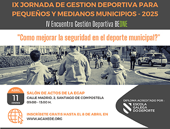Agaxede organiza una jornada sobre seguridad en el deporte municipal