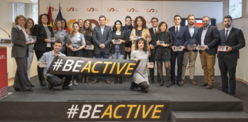Víctor Francos presidió la entrega de los galardones CSD-BeActive