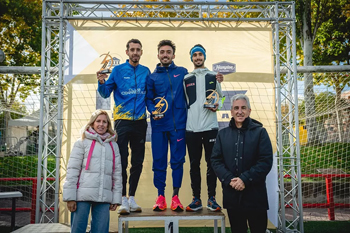 Fernando Carro y  Clara Viñarás, ganadores del 10K Alcobendas