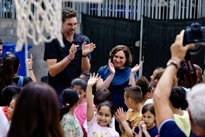 Barcelona: Pau Gasol y Ada Colau apoyaron el proyecto SEISMO