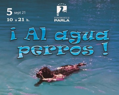 Parla destina el último día de las  piscinas a los perros y sus familias