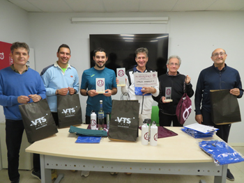 Carlos Mansilla, ganador del primer Torneo de Tenis de Periodistas