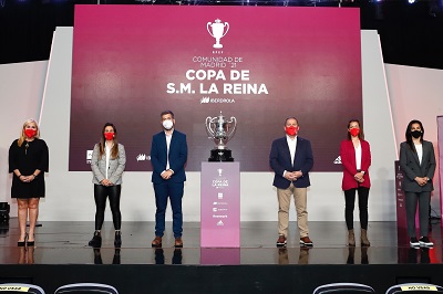 La Comunidad, en la presentación de la Copa S.M. la Reina de fútbol