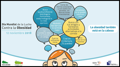 Campaña saludable en torno a la relación entre obesidad y psicología