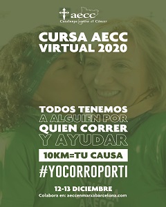 AECC Barcelona organiza la primera edición virtual de su carrera 