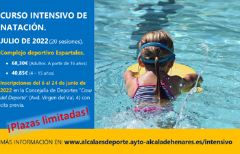 Alcalá de Henares: Inscripciones para los intensivos de natación