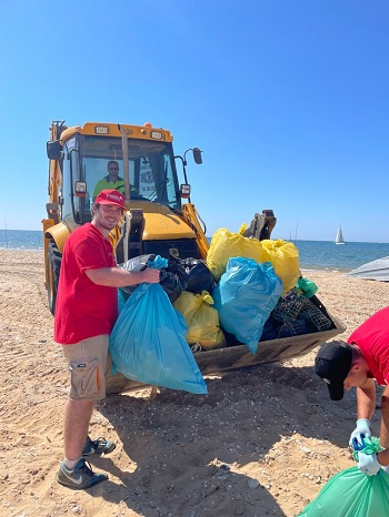 Punta Umbría (Huelva): Ecomar  recoge 2.367 kilos de residuos 