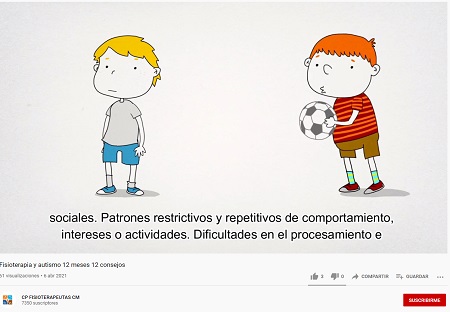 La fisioterapia mejora la calidad  de vida de las personas con autismo