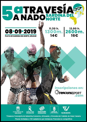 Gáldar (Gran Canaria): 5ª Travesía a nado de la Sardina del Norte 