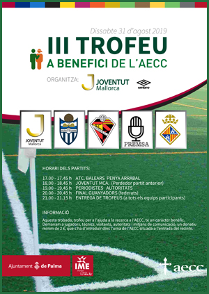 El Joventut Mallorca organiza el  tercer Trofeo de Fútbol solidario