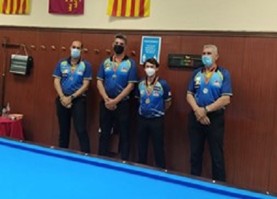 Club Billar Móstoles, subcampeón de la categoría división de honor