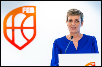 Elisa Aguilar, presidenta de la Federación Española de Baloncesto