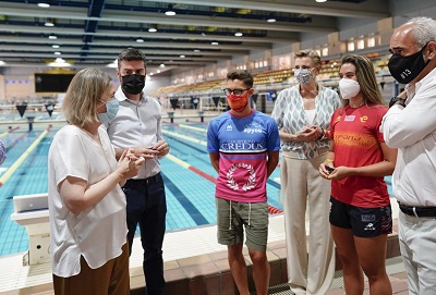 La Comunidad incorpora tecnología a la práctica deportiva de la natación