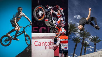 Exhibición de Borja Conejos en el Mundial de Trial Indoor de Madrid