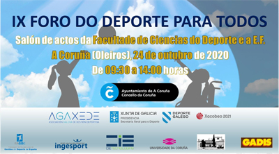 A Coruña acoge la novena edición del Foro de Deporte para Todos
