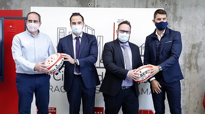 Ignacio Aguado presentó la Ciudad  del Rugby en Paracuellos de Jarama