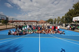 El Ayuntamiento Alcobendas abre la  pista polideportiva de Fuente Lucha