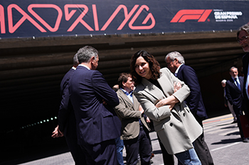 Isabel Díaz Ayuso presentó el nuevo circuito de Fórmula 1 de Madrid