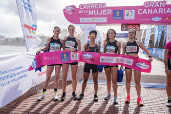 Las Palmas de Gran Canaria se tiñó de rosa con la Carrera de la Mujer