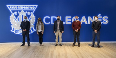 La Fundación C.D. Leganés muestra  su apoyo al deporte de la ciudad