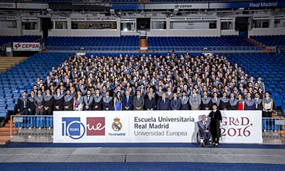 Ceremonia de Graduación de la Escuela U. Real Madrid - UEM